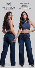 Jeans ZUGGAR Extra Wide Leg Strech Back - 7 Tallas (1-13)